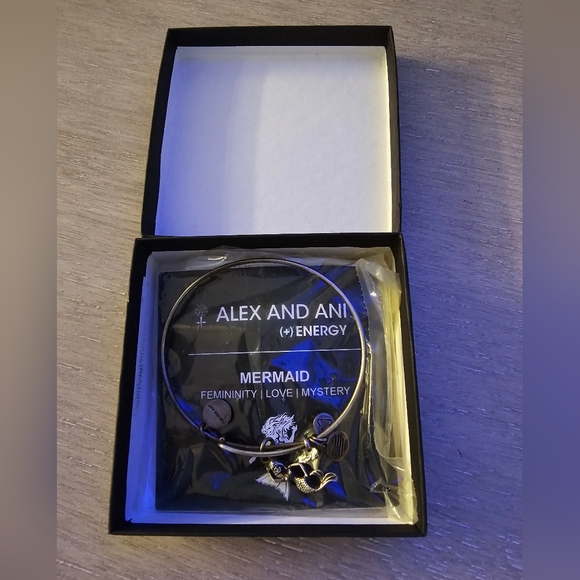 Alex and Ani Mermaid Bracelet adj. - Picture 2 of 3